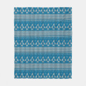 Blauwe achtergrond fleece deken (Voorkant)
