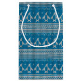 Blauwe achtergrond klein cadeauzakje (Achterkant)