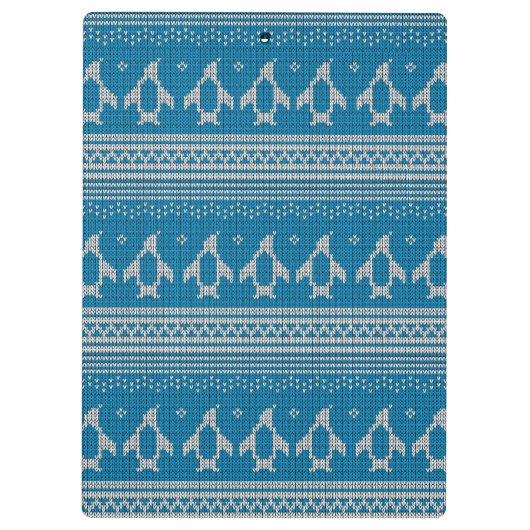 Blauwe achtergrond klembord (Achterkant)