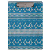 Blauwe achtergrond klembord (Voorkant)