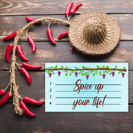 Blauwe achtergrond met wijnstokken van 10 x 6 inch post-it® notes