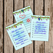 Blauwe achtergrond met wijnstokken van 4 x 6 inch post-it® notes