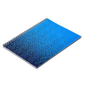 blauwe achtergrond notitieboek (Linkerzijde)