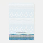 Blauwe achtergrond post-it® notes (Voorkant)