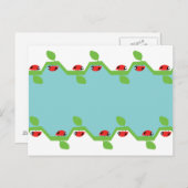 Blauwe achtergrond zonder tekst briefkaart (Voorkant / Achterkant)