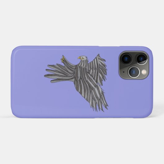 Blauwe Adelaar Case-Mate iPhone Case (Achterkant (horizontaal))