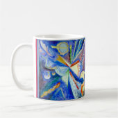 Blauwe adelaar met rood koffiemok (Links)