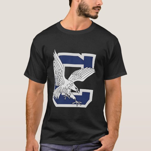 Blauwe adelaars van de middelbare school t-shirt (Voorkant)