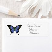 Blauwe Adresetiketten Etiket (Insitu)