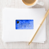 blauwe Adresetiketten Etiket (Insitu)
