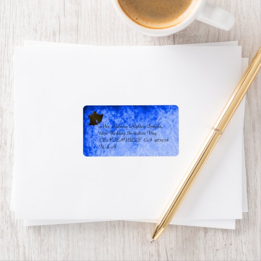  blauwe Adresetiketten Etiket (Insitu)