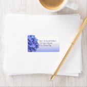 Blauwe Adresetiketten Etiket (Insitu)