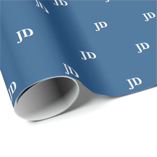 Blauwe advocaat JD afstuderen Cadeaupapier (Rol Hoek)