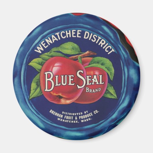 Blauwe afdichting appels magneet (Voorkant)