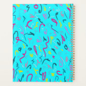 Blauwe afdrukken met 90-inch virussen planner (Achterkant)