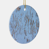 Blauwe afschilfering keramisch ornament (Rechts)