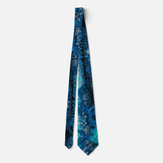 Blauwe agaat 2 stropdas (Achterkant)