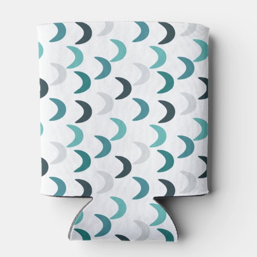 Blauwe Agaat Crescents Blikjeskoeler (Achterkant)