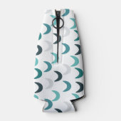 Blauwe Agaat Crescents Flesjeskoeler (Achterkant)