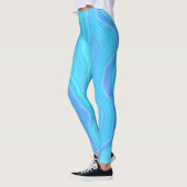 Blauwe Agaat Lagen Leggings (Links)