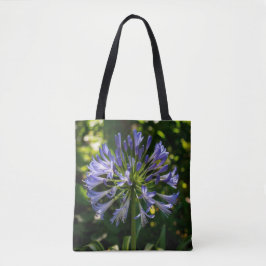 Blauwe Agapanthus bloemen Tote Bag