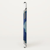 Blauwe Agat Case-Mate iPhone Case (Achterkant / rechts)