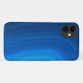 Blauwe Agate Stone Case-Mate iPhone Case (Achterkant (horizontaal))