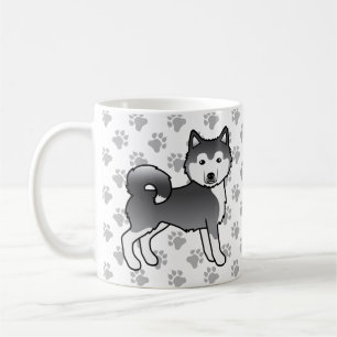 Blauwe Alaskan Malamute Schattige Hond & Pootjes Koffiemok