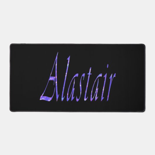 Blauwe Alastair naam, bureaumat (Voorkant)