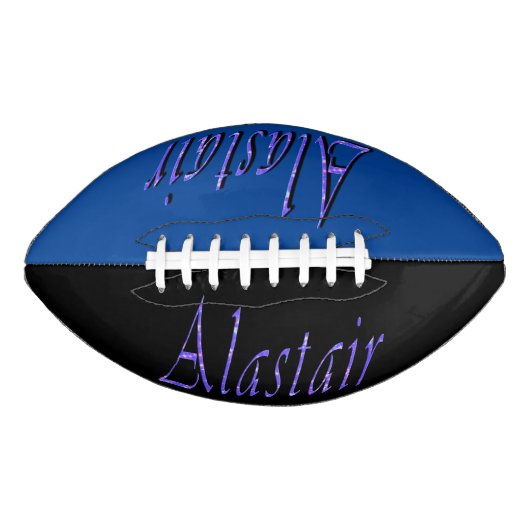 Blauwe Alastair Naam, Football (Voorkant)