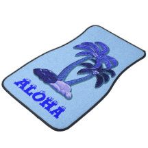 Blauwe Aloha Hawaiian kokosnoot automat