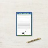 Blauwe alpiene melkgeit en Boerderij van honingbij Post-it® Notes (Op bureau)