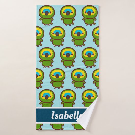 Blauwe Amazone Badhanddoek (Badhanddoek)