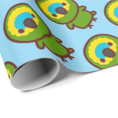 Blauwe Amazone Cadeaupapier (Rol Hoek)