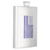 Blauwe Amerikaanse vlag Heupfles (Rechts)