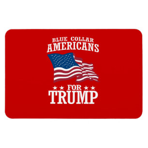 BLAUWE AMERIKANEN VOOR TRUMP MAGNEET