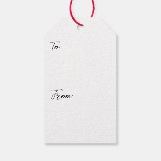 Blauwe Amsterdamse Huizen Cadeaulabel (Achterkant)