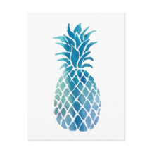 blauwe ananas