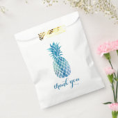 Blauwe ananas Dank u Bedankzakje (Gezegeld)