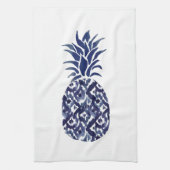 Blauwe ananas keukenhanddoek (Verticaal)