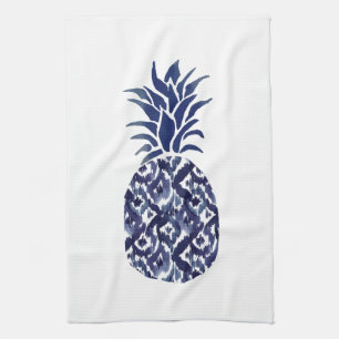 Blauwe ananas keukenhanddoek