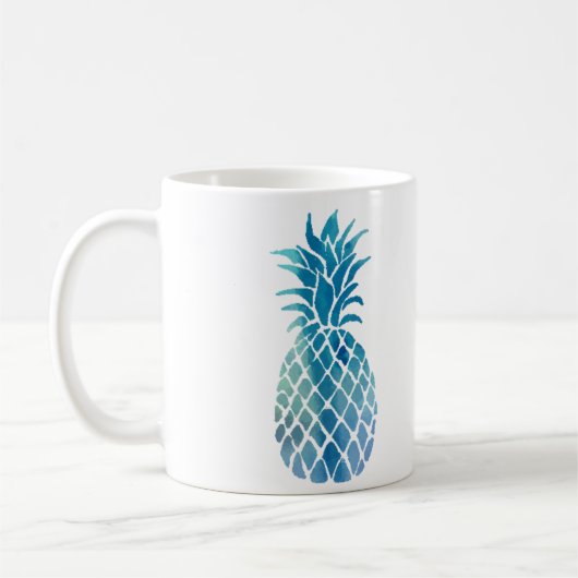 Blauwe ananas koffiemok (Links)
