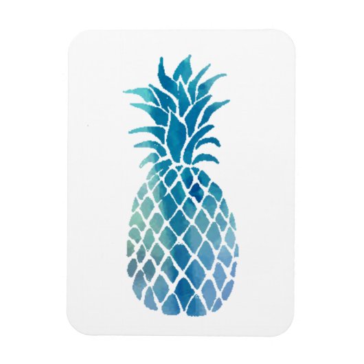 blauwe ananas magneet (Verticaal)