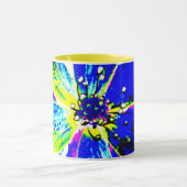 blauwe anemone mok (Midden)