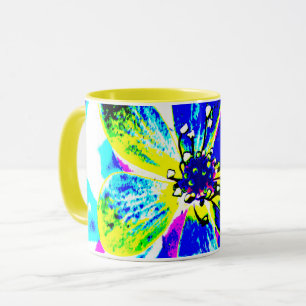 blauwe anemone mok