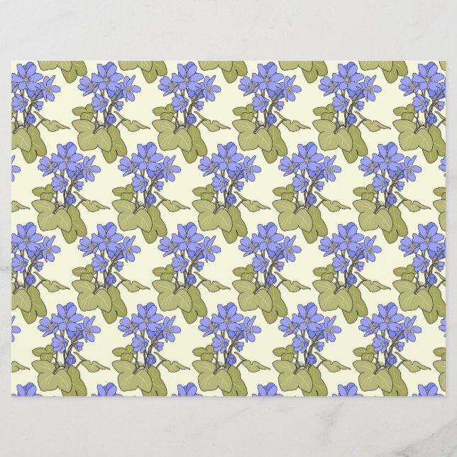 Blauwe Anemones (Voorkant)