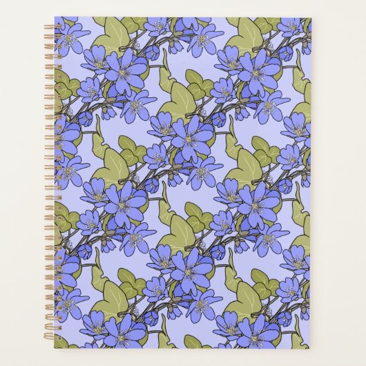 Blauwe Anemones Planner (Voorkant)
