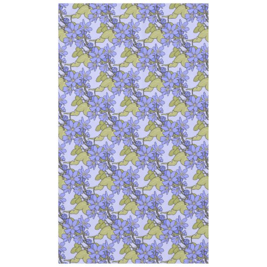 Blauwe Anemones Tafelkleed (Voorkant)