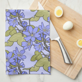 Blauwe Anemones Theedoek