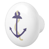 Blauwe Anker Keramische Knop (Rechts)